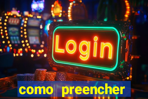 como preencher recibo de pagamento